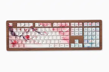 

Cherry high quality keycap full set of mechanical keycap PBT 5 side dyed sublimate GH60 GK61 87 104 108 mechanical keycap