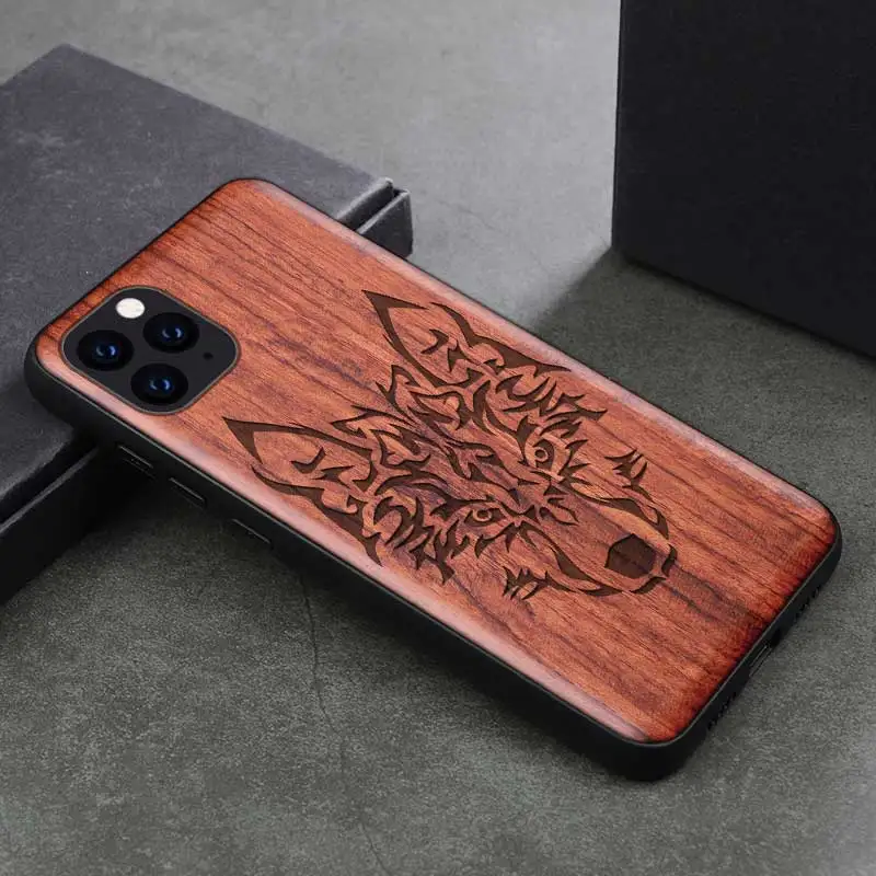 Чехол для телефона iPhone 11 iPhone11 Pro, чехол из ТПУ Boogic Wood для iPhone X XR XS Max 8 7 6 6s plus, аксессуары для телефонов - Цвет: color 8