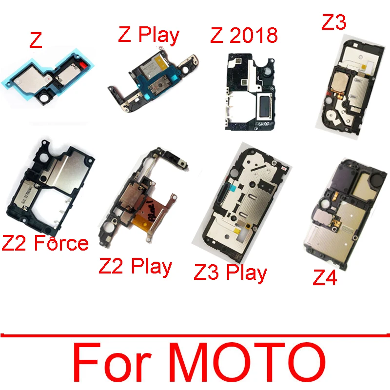 Громкий динамик зуммер для Motorola Moto Z XT1650/Z Play XT1635/Z2 XT1710/Z2 Force XT1789/Z3 громкий звонка