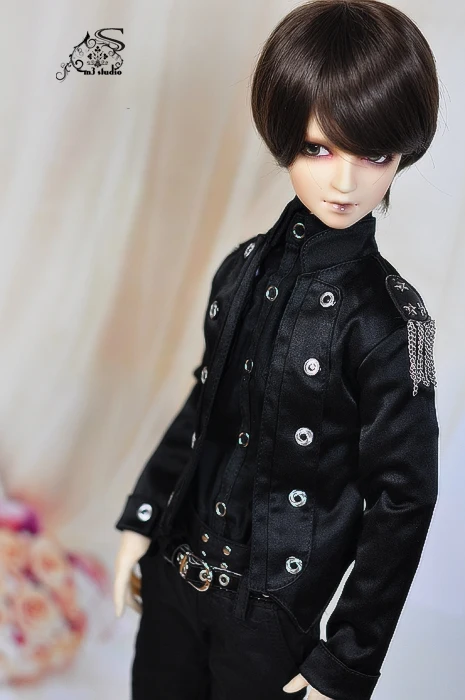 1/4 1/3 BJD кукла панк стиль куртка пальто+ брюки комплект одежды аксессуары для BJD/SD MSD SD17, не включает в себя куклы, обувь, парик и другие