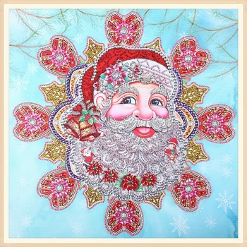 

Diamond painting Santa 5D shaped diamond handmade DIY production cross stitch 2020 new Christmas Day home decoration
