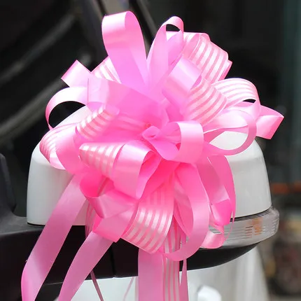 10pcs Pull Flower Ribbon Bow Gift Wrap Wedding Party Floristry Car Dytt D8N6 