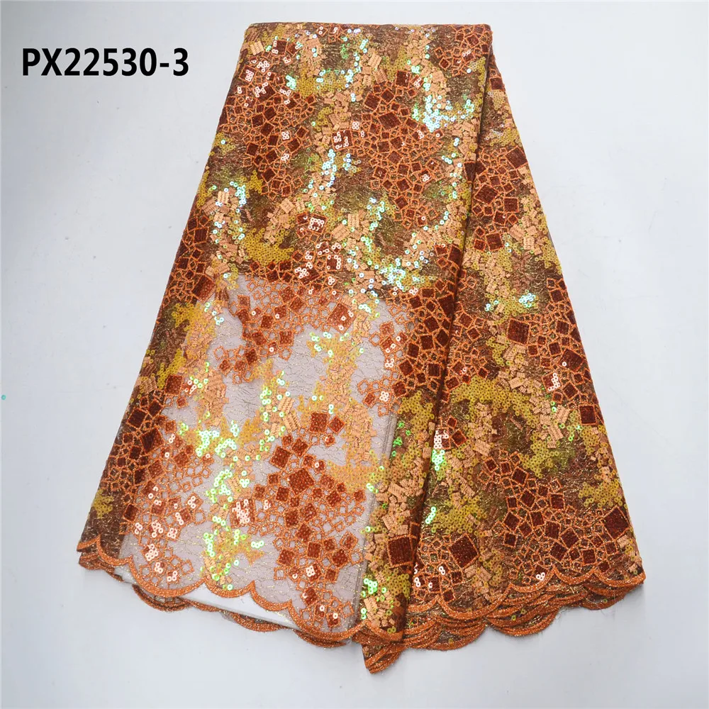 Quality design Sliver Double organza lace with sequins for wedding lady dress lace