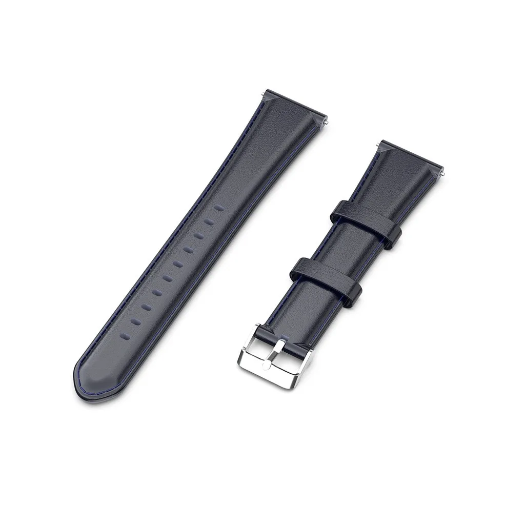 Ouhaobin ремешок для часов для huawei Talkband B5 кожаный сменный ремешок для наручных часов 18 мм наручный ремешок, умный браслет аксессуары - Цвет: BU