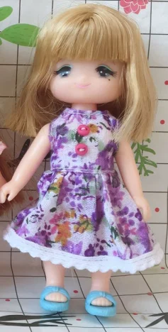 Супер милый макияж Licca blyth OB куклы BJD шарнир тела подвижные Окрашенные Глаза Горячая может изменить макияж подарки для детей Подарки - Цвет: C