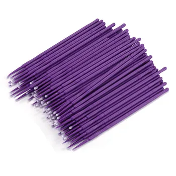 

100Pc Disposable Make Up Cotton Swab Lip Brush Micro Brushes Swab Lint Cotton Medicinal Gum Remover Dec