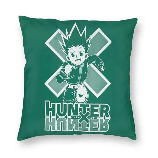 Hunter X Dobás Párnahuzat Dekoráció Egyedi Shonen Vadász Gon Freecss Párna Borító 40X40Cm A Nappalihoz