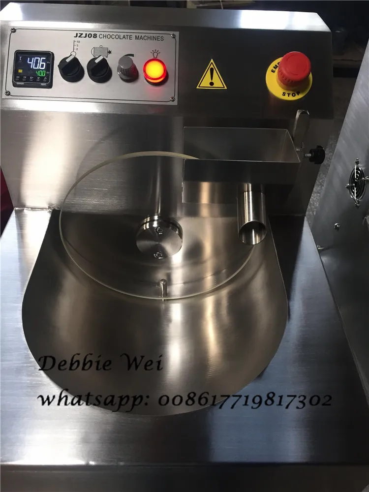 8 кг/ч машина для закалки черного и белого шоколада оборудование плавки