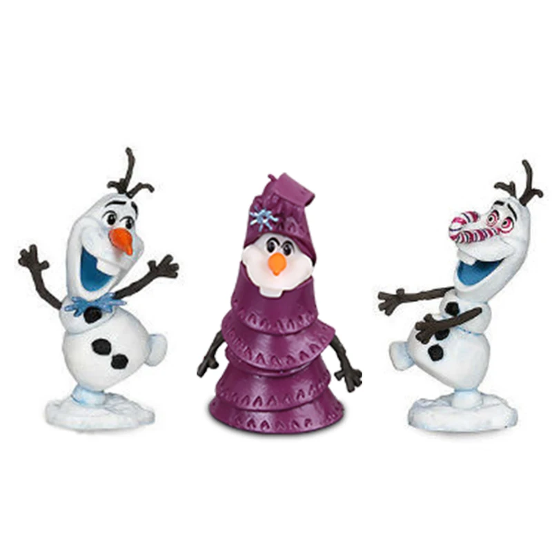 10 шт./компл. Frozen2 Снежная королева Эльза Анна ПВХ Фигурки Олаф Кристоф Свен аниме куклы фигурки, детские игрушки для детей Подарки