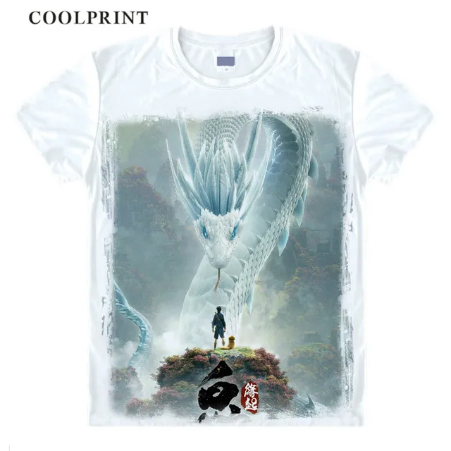 Baishe Yuanqi White Snake T Shirt Blanca Verta Xuan Fashion Tee