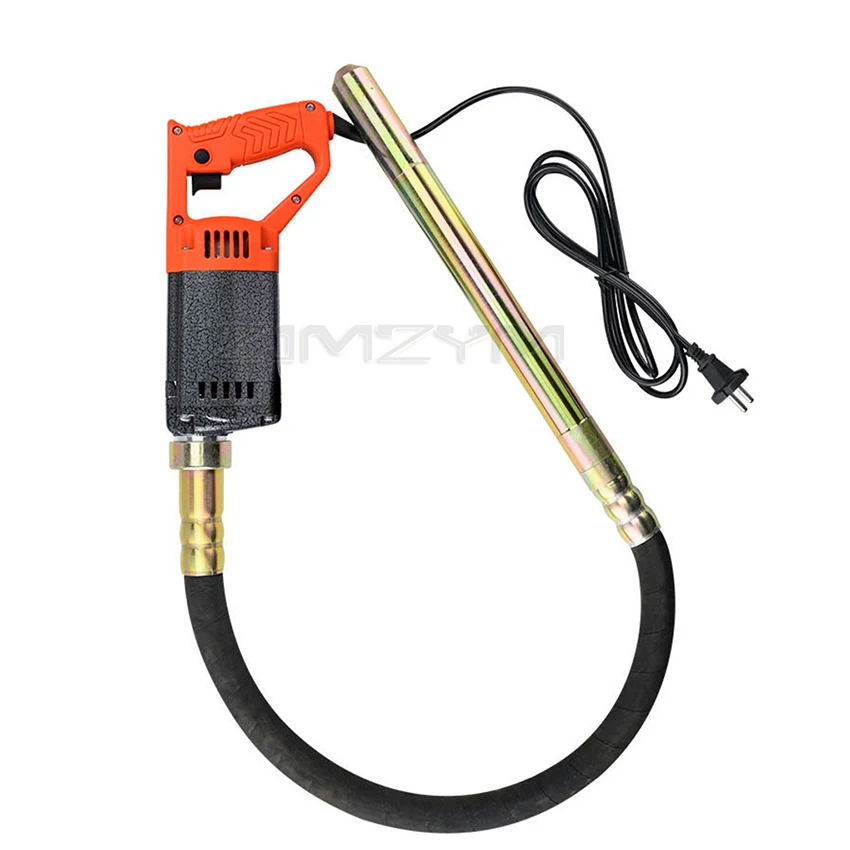 Фото Z1D-50-1L 220V 1250W ручной вибратор для уплотнения бетона пластинчатого + 1,5 м вибрирующее копье промышленный Портативный подключаемого модуля Вибратор для уплотнения бетона №2