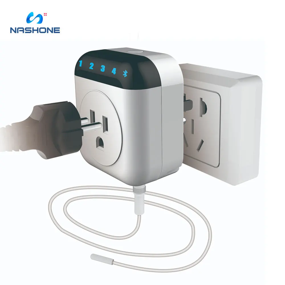 

Nashone Wifi Smart Thermostat Temperature Controller Heat and Cool Model Control By Wifi App Smart Socket Thermostat 220v EU