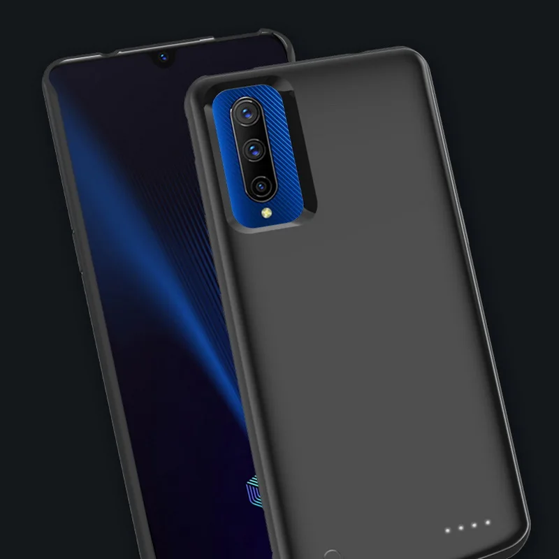 Батарея Зарядное устройство чехол для Vivo Y7s Z5X X27 Z1 Pro S5 всего контура Nex 3 IQOO 5G V17 S1 Pro Y9s Y97 X23 Y3 6500 мА · ч зарядный Мощность банк чехол