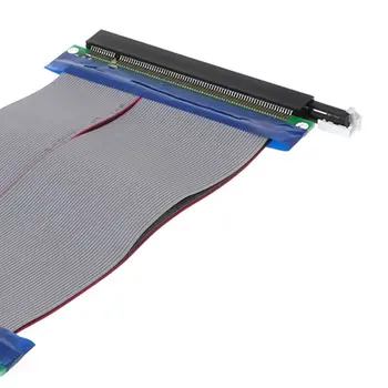 

High Quality New PCIe 16X PCI Express PCI-E 16X to 16X Riser Extender Card Adapter Flexible Cable
