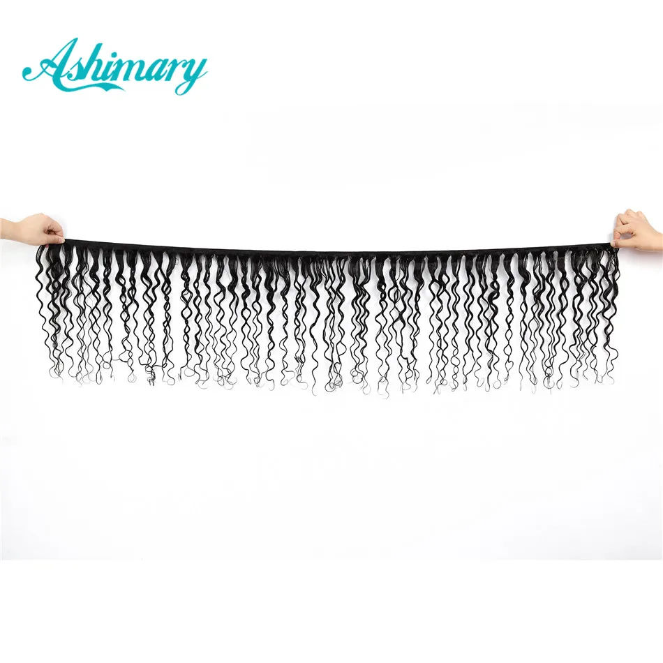 Ashimary Brazilian Loose Wave Hair 3 Bundles Deals 100% Human Hair Weave Bundles Non-Remy Extensions