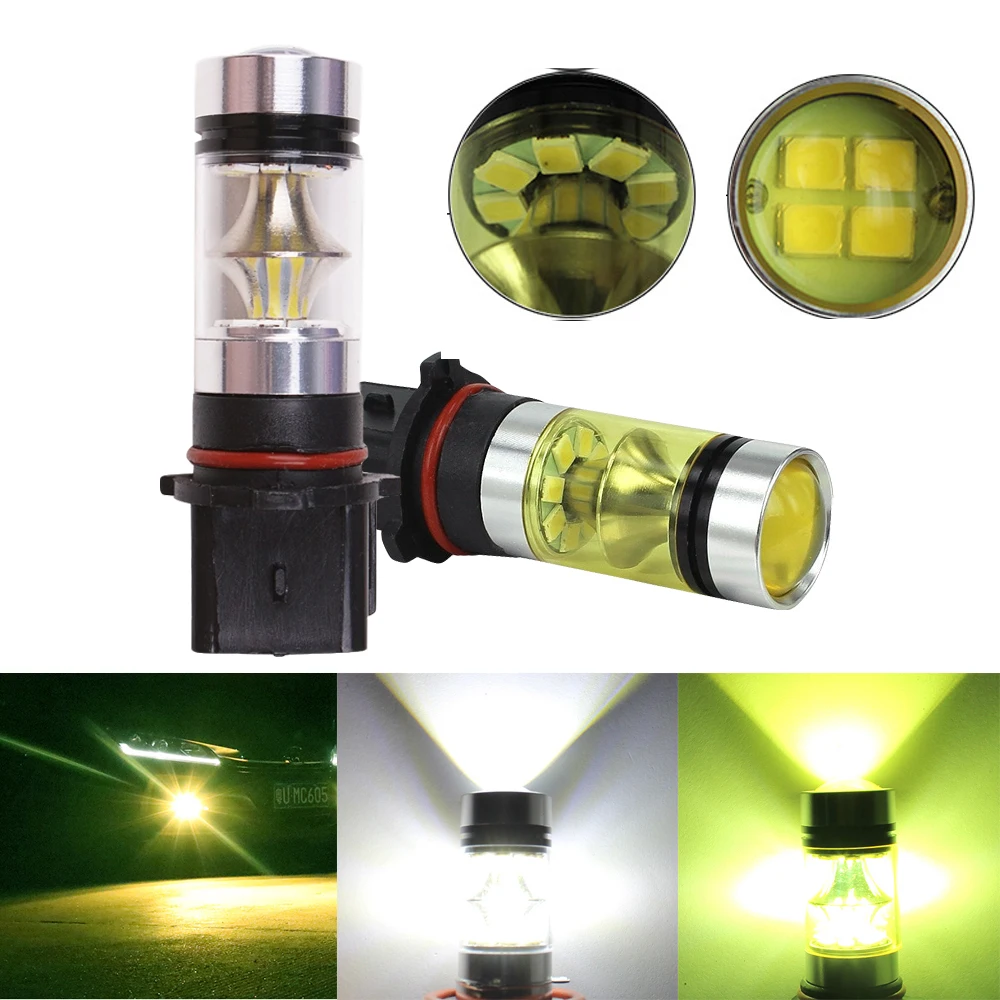 2 шт. P13W PSX26W автомобильные противотумансветодиодный светодиодные фары 2835 SMD