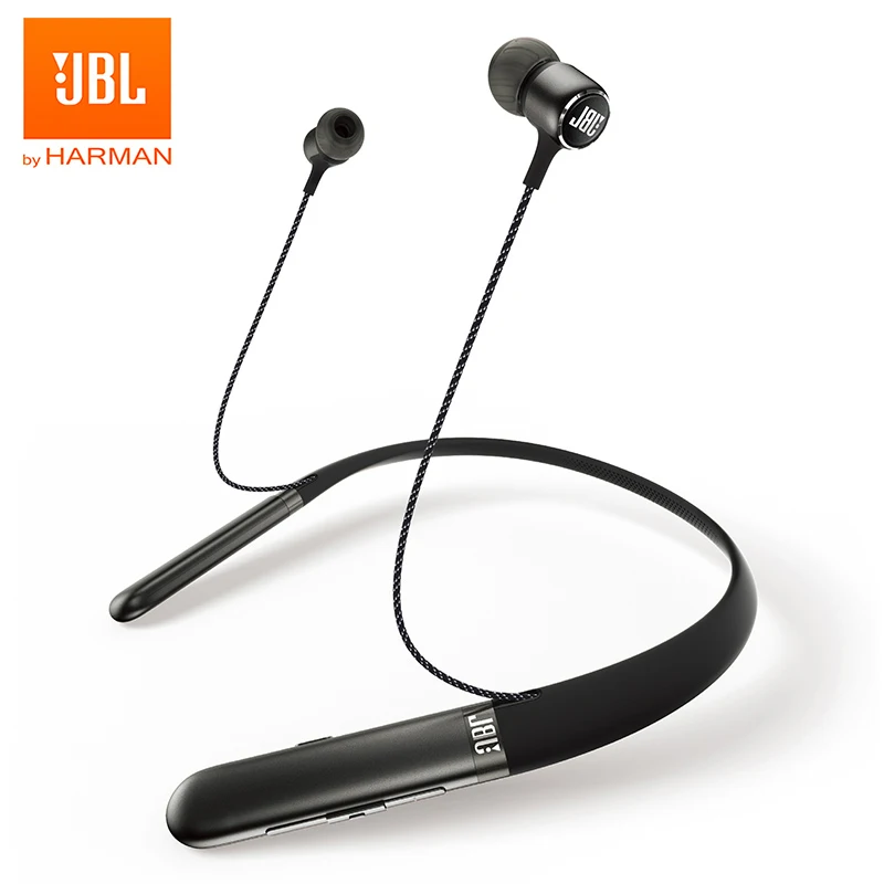 JBL Live 200BT Wireless Bluetooth Earphone Neckband Magnetic Headphones Sports Bass Earbuds Handsfree Calls with Microphone