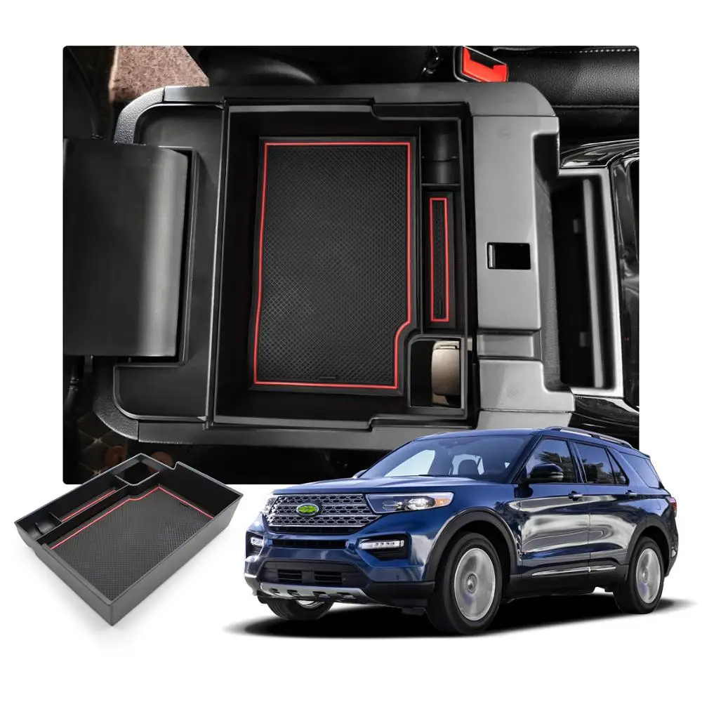 Автомобильный центральный подлокотник RUIYA ящик для хранения Ford Explorer 2020