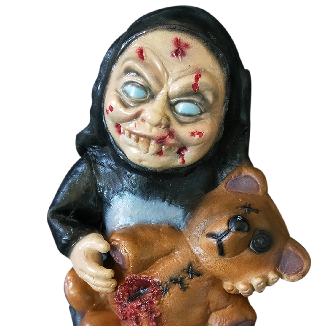

30 X 15cm Latex Ghost Ornaments Ghost Baby Halloween Party Props For Home Office Bar Club KTV Haunted House Escape - With Bear