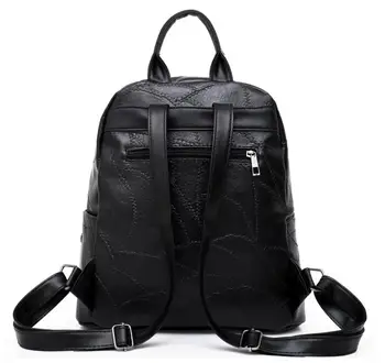 

2019 Fashion MZL42 Women Backpack High Quality Youth Leather Backpacks for Teenage Girls Female Shoulder Bag Bagpack mochila