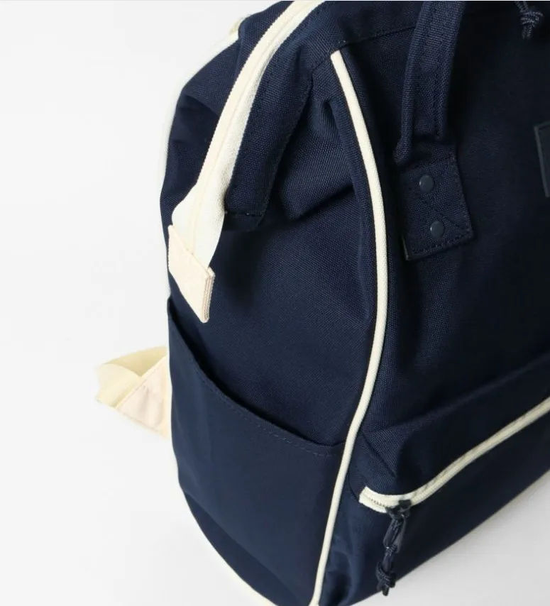 Anello японский Тонкий в полоску большой емкости Водонепроницаемый Рюкзак Школьная Сумка для женщин и мужчин сумки для ноутбука, для отдыха для подростков дорожная сумка