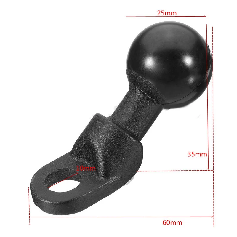 Motorcycle Universal Rearview Mirror Adapter Ball Bracket Mobile Phone Bracket Fixed Adapter Base