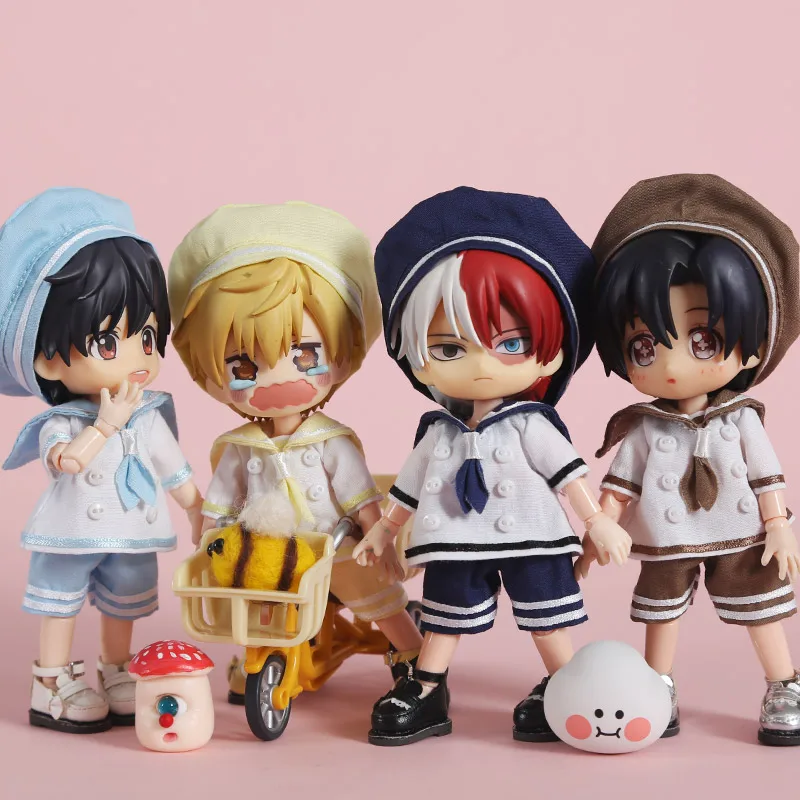 Милая Одежда для кукол Bjd Obitsu 11 костюм школьной формы (рубашка + брюки шляпа) Ob11 GSC