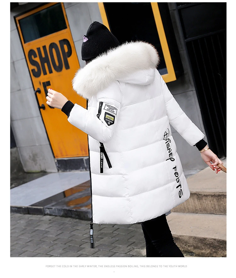 KULAZOPPER/Лидер продаж, брендовая зимняя куртка «Прака» для женщин, новинка года, с капюшоном, толстый большой меховой воротник, длинные пуховые хлопковые пальто, верхняя одежда для женщин, LK040