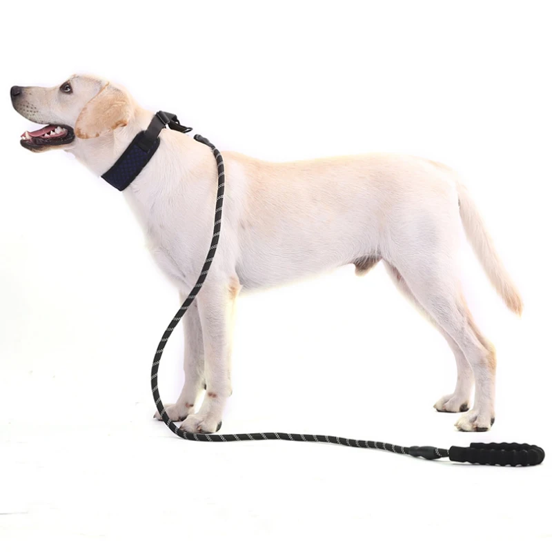 Тяговая веревка для больших котят светоотражающий нейлоновый трос собак бега