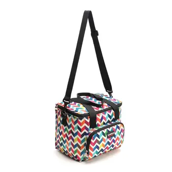 

10L Thermal Insulation Picnic Portable Container Bags Food Insulated Shoudler Bag Oxford Cooler Organizer 23GE