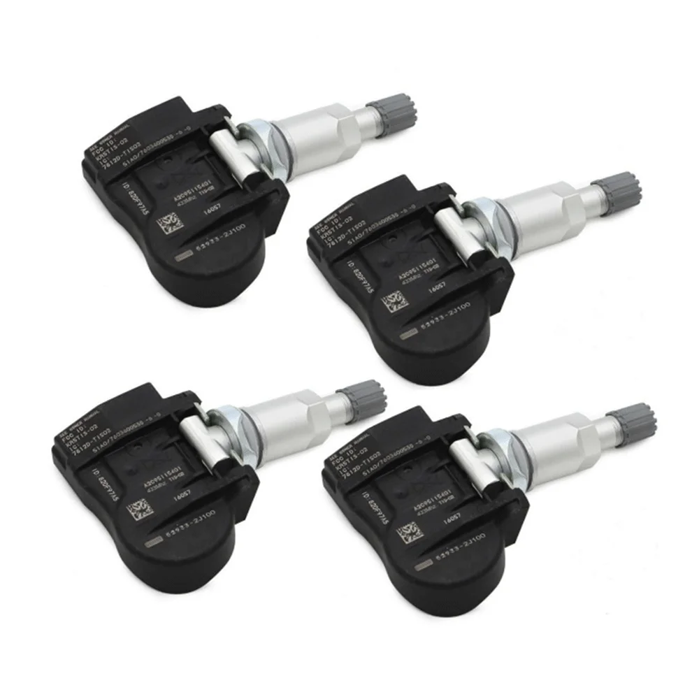 

YAMTM 4 PCS Tire Pressure Sensor TPMS 52933-2J100 For Hyundai-Verna Solari,For Kia Sorento 2017 2018,For Kia Mohave