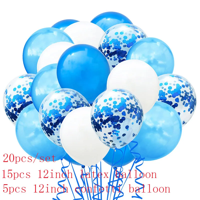 Зеленые Синие металлические воздушные шары из воздушных шаров Deco из воздушных шаров для дня рождения, гелиевые конфетти, украшения для дня рождения, Детские перламутровые шары