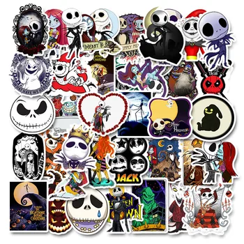 

50 PCS Halloween Stickers Motorcycle Anime Sticker For Boys Laptop Funny Graffiti Stickers Mix Retro Waterproof Pegatinas F4