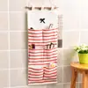 50%HOT6/8 Pockets Cotton Linen Fabric Wall Door Hanging Bag Organizer Storage Pouch 3