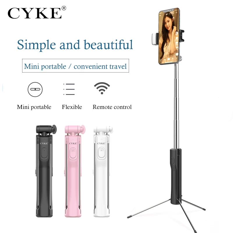 CYKE A19 1,6 м Bluetooth управление длинная селфи палка bluetooth монопод Штатив для iPhone xiaomi