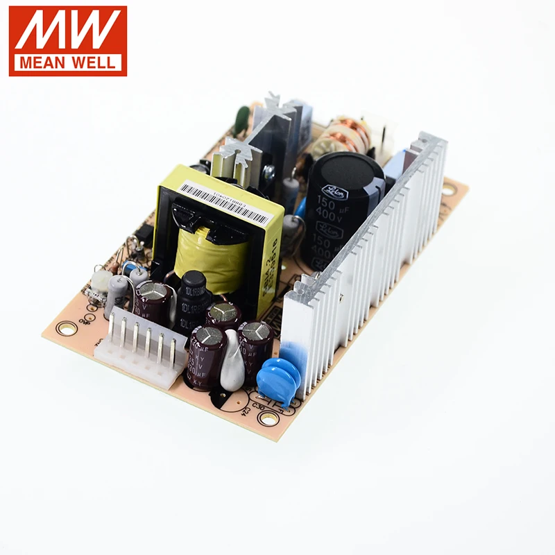 MEAN WELL PS-65-24 65 Вт 24 в промышленный открытый каркас импульсный источник питания 110 В/220 В переменного тока до 24 В постоянного тока 2.7A источник питания печатной платы блок питания