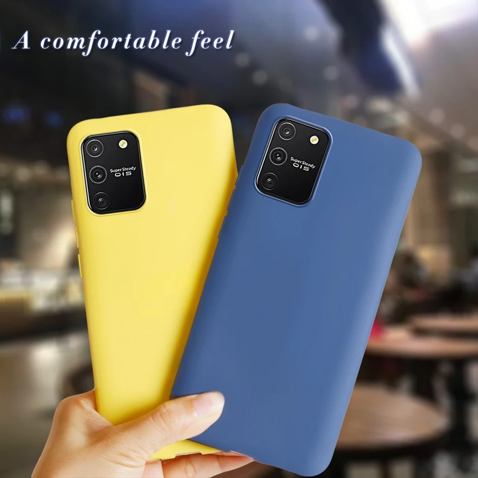 Чехол для Samsung Galaxy S10 Lite мягкий силиконовый чехол накладка из ТПУ с конфетами 2020