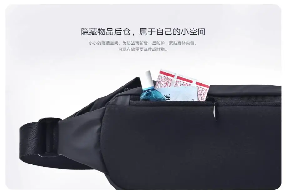 Newest Xiaomi Multifunctional Sports Leisure Chest Bag Waist Bag Outdoor Sports Shoulder Bag Belt Bag Pouch Packs Waterproof Bag (2)