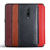 case for Oneplus 7 pro 7T pro Flip cover Leather with card solt no magnet for Oneplus 7 pro 7T pro case funda coque 2
