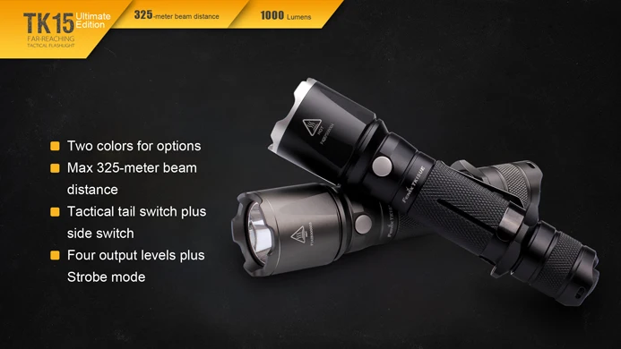 Светодиодный фонарь Fenix TK15UE 1000 люмен Cree XP-L HI V3