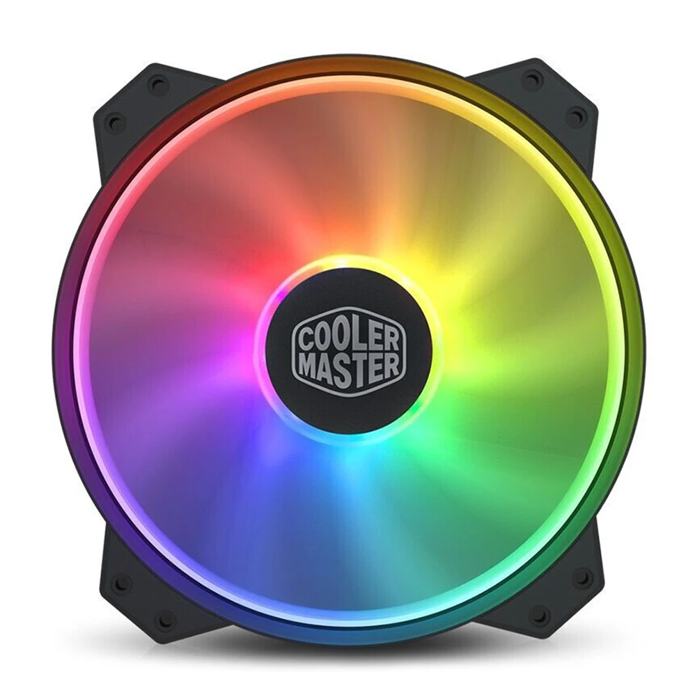 Новый адресуемый Вентилятор охлаждения RGB 20 см DC 12V 3 Pin PC чехол тихий компьютер