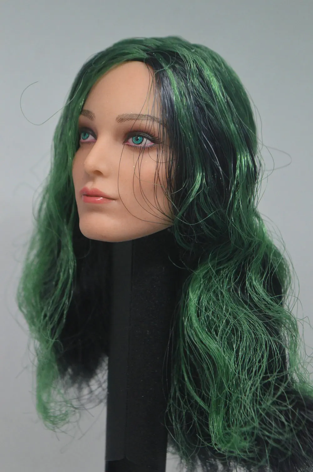 1/6 женская голова Polaris Emma Dumont зеленый-длинные волосы зеленый-короткие волосы B черные волосы C каштановые волосы D одаренные phicen горячие игрушки