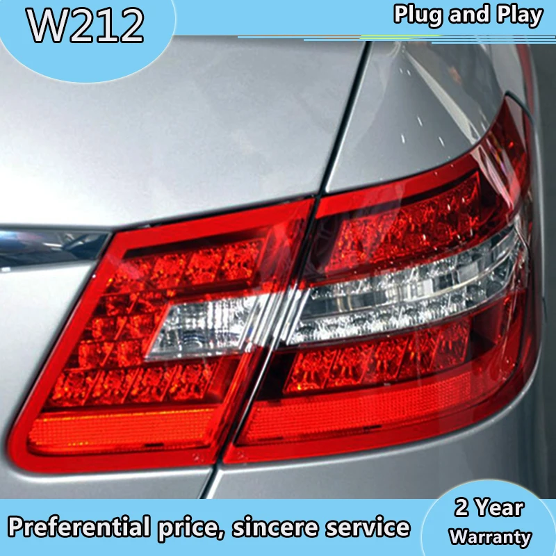 Автомобильный Стайлинг для BENZ E-CLASS W212 2009-2013 E350 E300 E250 E63 задний светодиодный фонарь светильник задний стоп-сигнал светильник единый светильник фонарь заднего хода