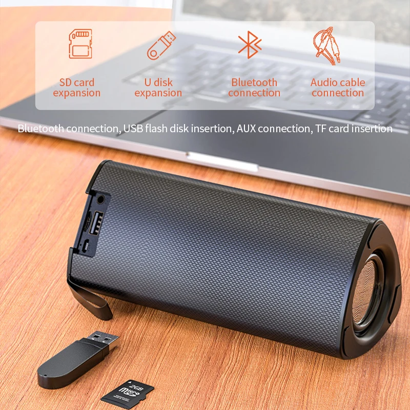 Портативный Bluetooth беспроводной мини Колонка динамик для телефона компьютера Открытый громкий динамик стерео музыка объемный бас динамик EY357