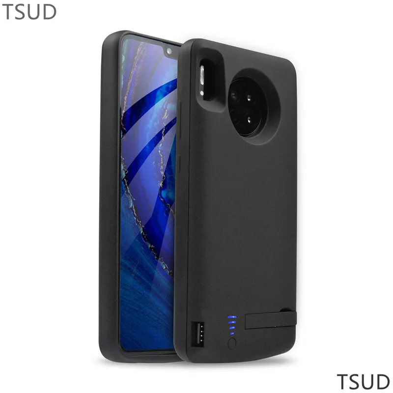 5000 мАч чехол для зарядного устройства для huawei mate 30 внешняя Портативная подставка держатель для зарядки аккумулятора для huawei mate 30 Роскошная