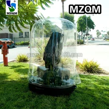 2 шт. вместе Горячая 60 см в час надувной движущаяся голова светильник луч дождевик