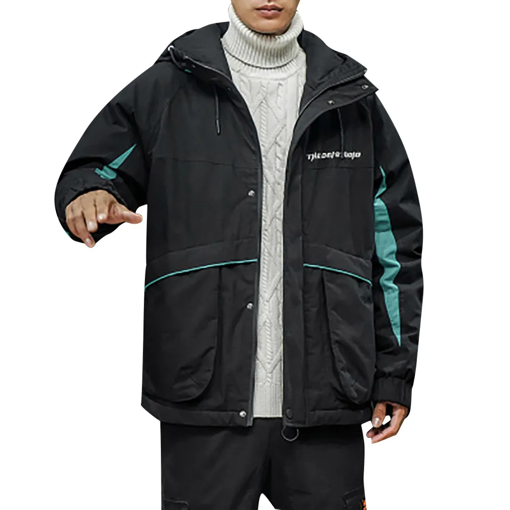 Jacket Men Windbreaker Spring Autumn Fashion Jacket Men's Hooded Casual Jackets Male Coat Thin Men Coats Outwear Dropship