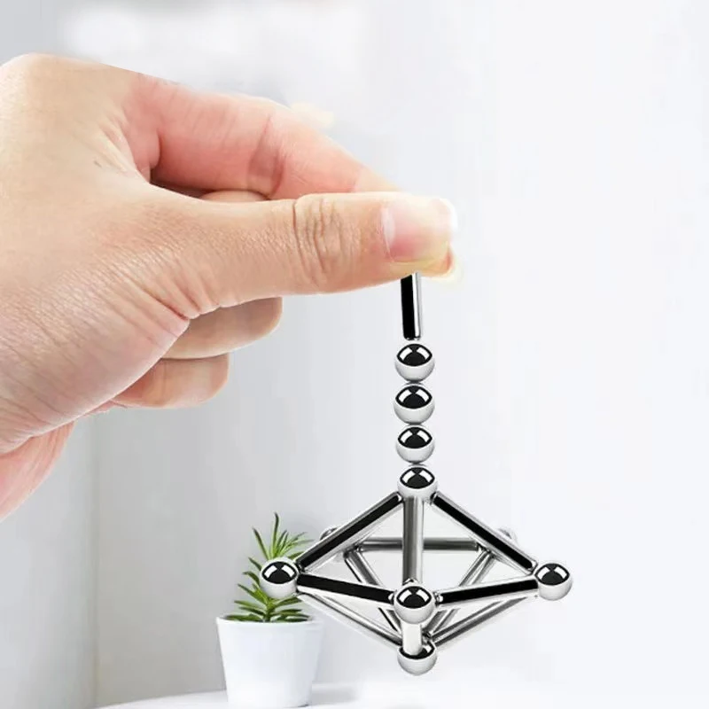 Детский дизайн магнитные строительные блоки палочки и бусины головоломки