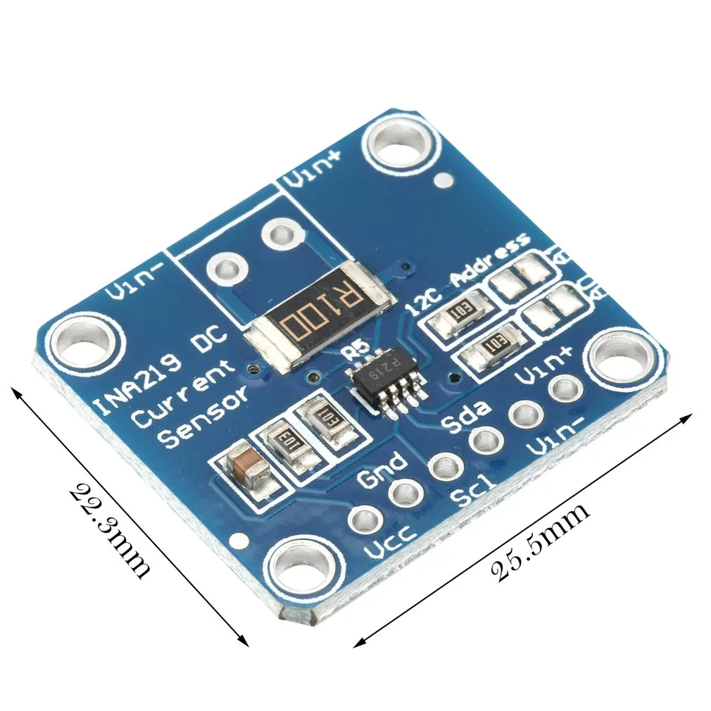 INA219 igc интерфейс двунаправленный постоянного тока Напряжение Stroom/источник питания мониторинг датчик Breakout модуль