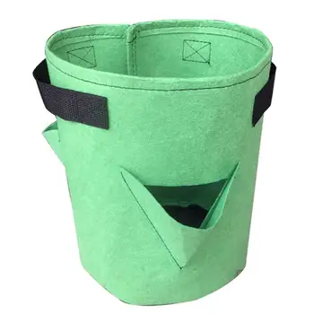 

3/5/7 Gallons Strawberry Planting Growing Bag Multi-mouth Container Bag Vegetable Flowers Grow Planter Pouch Root Supplies D30